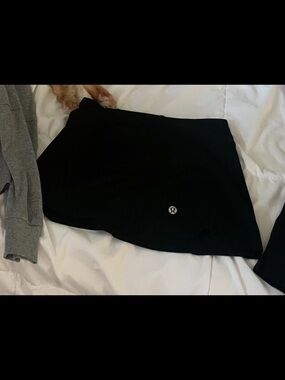 lululemon athletica Black Performance Mini Skirt
